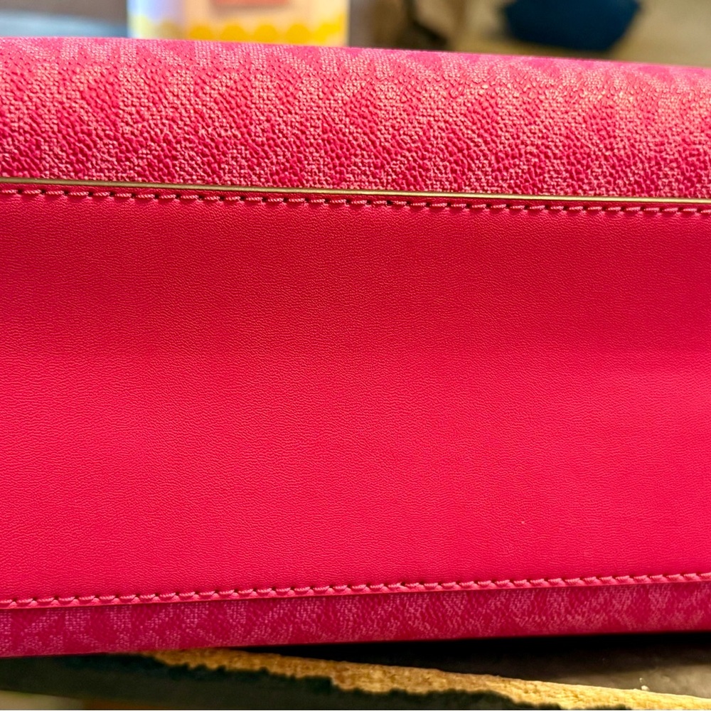 Michael Kors Pink Tote with Chain Straps - Picture 2 of 5